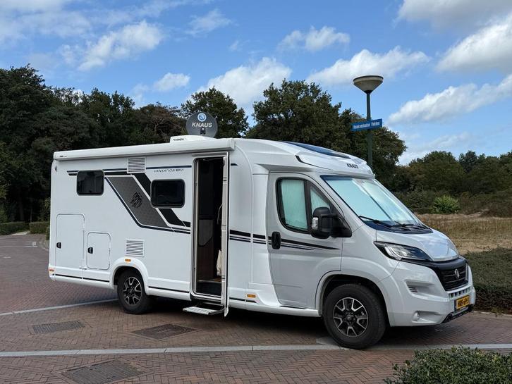 Van Ti 650 MEG-11-2024-Extreem compleet!-Nwpr €100.000-Nwst!, Caravans en Kamperen, Campers, Bedrijf, Half-integraal, Knaus, Fiat