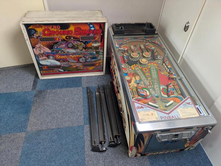 Flipperkast Bally NITRO Ground Shaker 1978, Verzamelen, Automaten | Flipperkasten, Gebruikt, Flipperkast, Ophalen