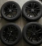 Winterbanden + zwarte lchtmtln velgen 205/60r16 goed profiel, Ophalen, Gebruikt, 16 inch, Banden en Velgen