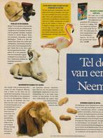 Retro reclame 1993 NS trein naar Artis Blijdorp Burgers zoo, Verzamelen, Verzenden, Overige typen