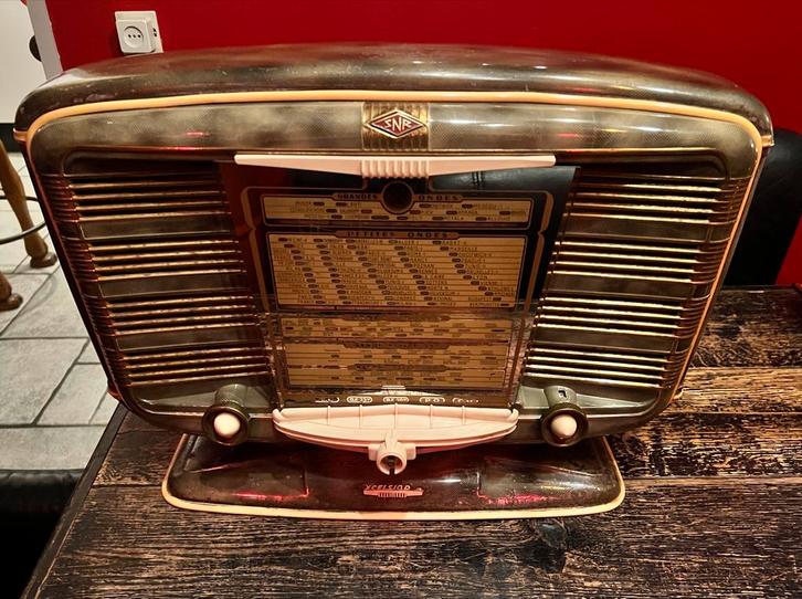 SNR Excelsior 52 Franse Radio - Vintage, Audio, Tv en Foto, Radio's, Gebruikt, Radio, Ophalen