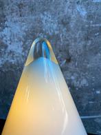 Peil en Putzler glazen teepee cone lamp , jaren 80, Huis en Inrichting, Lampen | Tafellampen, Gebruikt, Jaren 80, Ophalen of Verzenden