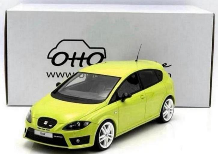 Seat Leon MK2 Cupra R Groen Otto 1/18 Nieuw, Hobby en Vrije tijd, Modelauto's | 1:18, Nieuw, Auto, OttOMobile, Ophalen of Verzenden