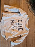 Lief shirtje maat 68, Kinderen en Baby's, Babykleding | Maat 62, Jongetje of Meisje, Ophalen of Verzenden, Zo goed als nieuw, Noppies