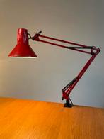 Vintage architectenlamp klemlamp - rood jaren 70 / 80 design, Huis en Inrichting, Lampen | Tafellampen, 50 tot 75 cm, Ophalen of Verzenden