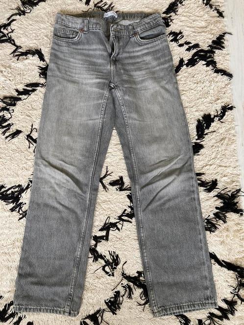 Licht grijze spijkerbroek/jeans Zara, 13-14 jaar maat 164, Kinderen en Baby's, Kinderkleding | Maat 164, Gebruikt, Meisje, Broek