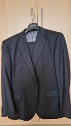 Kostuum, grijs-streepje, stanley & Morgan, mt 26 P. Zoomers, Kleding | Heren, Kostuums en Colberts, Overige maten, Grijs, Gedragen