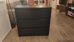 IKEA ladekast ''Malm'' zwart bruin, Huis en Inrichting, Kasten | Kledingkasten, Ophalen, Gebruikt, 50 tot 100 cm, Minder dan 100 cm