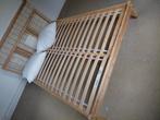 140 x 200 houten bed ikea gratis, Ophalen, Gebruikt, Wit, Tweepersoons