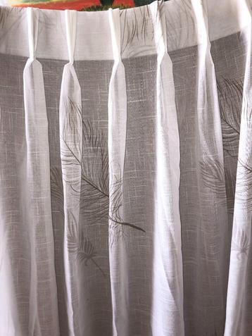 Prima vitrages 2.59 (-8) x 1.56, 2 stuks ,beige beschikbaar voor biedingen
