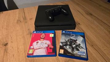 PS4 1TB + Controller + Fifa 20 & Destiny beschikbaar voor biedingen