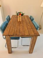 Mooie eettafel, Ophalen, 50 tot 100 cm, Zo goed als nieuw, Vijf personen of meer