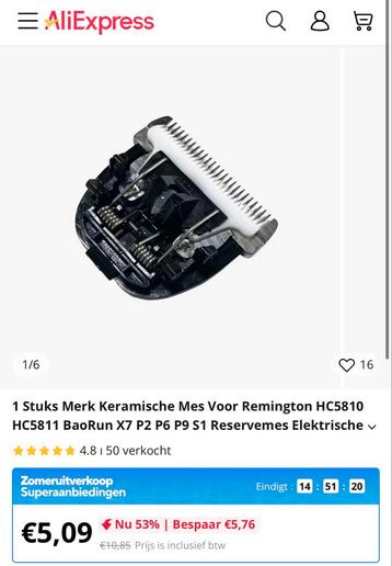 Scheerkop Remington beschikbaar voor biedingen