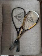 Twee squash rackets van Dunlop, Sport en Fitness, Squash, Ophalen of Verzenden, Gebruikt, Racket