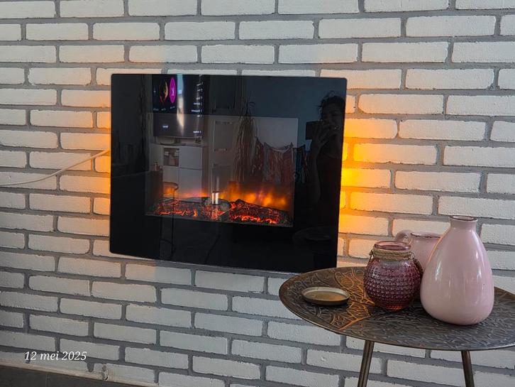Belford elektrische sfeerhaard met LED en afstandsbediening, Huis en Inrichting, Haarden, Gebruikt, Elektrische haard, Ophalen