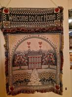 Vintage wandkleed Amerika Welcome to our house, Ophalen of Verzenden