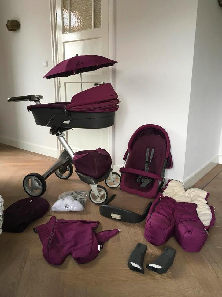 Stokke Kinderwagen Compleet, Kinderen en Baby's, Kinderwagens en Combinaties, Gebruikt, Combiwagen, Overige merken, Met reiswieg