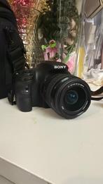 Sony Alpha SLT-A58 (met de DT 18–55mm SAM kitlens)., Ophalen of Verzenden, Zo goed als nieuw, Sony