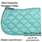 Mooi Turquoise Horsegear dekje, Ophalen of Verzenden, Nieuw, Dekje