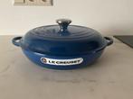Le creuset 30 cm campagnard, inkt blauw, nieuw, Huis en Inrichting, Keuken | Potten en Pannen, Gietijzer, Nieuw, Ophalen of Verzenden