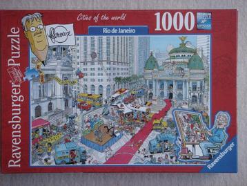 1000 Fleroux Puzzel: Cities of the world: Rio de Janeiro beschikbaar voor biedingen
