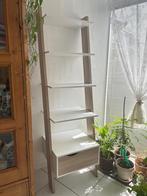 TRAPPEDAL Shelving Unit – Warm Oak + White (5 shelves), Ophalen, Zo goed als nieuw, 25 tot 50 cm, Minder dan 100 cm