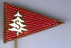 Rood Email op koper rederij vlag speldje ( U_439 ), Verzamelen, Speldjes, Pins en Buttons, Verzenden, Zo goed als nieuw, Transport