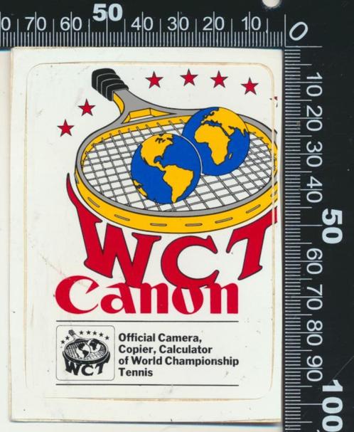 Sticker: Canon - Official camera copier calculator of World, Verzamelen, Stickers, Zo goed als nieuw, Bedrijf of Vereniging, Ophalen of Verzenden