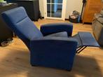 Comfortabele fauteuil met voetenbank, Huis en Inrichting, Fauteuils, Ophalen, Gebruikt, Minder dan 75 cm, 75 tot 100 cm