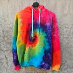 Regenboog spiral tie dye hippie unisex hoodie maat L, Kleding | Heren, Maat 52/54 (L), Overige kleuren, Spiral Creaties, Nieuw