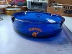 Vintage Camel Asbak - Blauw Glas, Ophalen of Verzenden, Gebruikt, Asbak