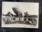 Foto schoolreisje Schiphol 1949, Verzamelen, Ophalen of Verzenden, 1940 tot 1960, Zo goed als nieuw