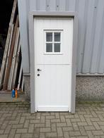 Staldeur met kozijn in afrormosia, Doe-het-zelf en Verbouw, Deuren en Horren, La belle porte, Jurgen.hoogenboezem@gmail.com, 80 tot 100 cm