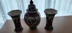 3 delig kaststel  Delft polychrome genummerd, Antiek en Kunst, Antiek | Vazen, Ophalen of Verzenden