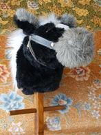 Mooi origineel oud stokpaard op wielen uit Engeland 92 cm., Ophalen of Verzenden