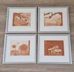 Etsen Jaargetijden - Complete Set, Antiek en Kunst, Ophalen