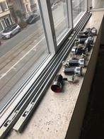 Raak Amsterdam Plafondspots op Rail - 8 stuks, Ophalen, Halogeen, Gebruikt, Metaal of Aluminium