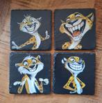 Leistenen Onderzetters - Jachtluipaarden, Ophalen of Verzenden, Nieuw, Glas of Kopje