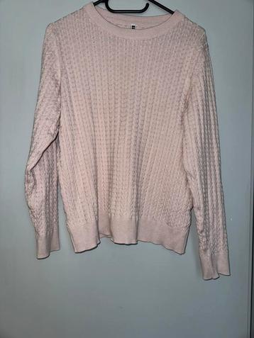 Hema Longsleeve Trui - Lichtpaars Kabelpatroon Maat L beschikbaar voor biedingen