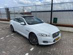 Jaguar XJ 3.0 V6 D Aut6 2014 Wit, Auto's, Achterwielaandrijving, Zwart, 2993 cc, Diesel