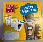 Letter kwartet van maan, roos, vis, Ophalen of Verzenden, Gebruikt, Taal en Lezen