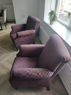 2 Fauteuils in goede staat - meenemen voor een kratje bier!, Ophalen, Hout, Gebruikt, 75 tot 100 cm