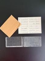 Braille Schrijfbord met blinden alfabet, Antiek en Kunst, Ophalen of Verzenden