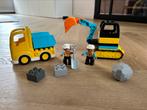 LEGO DUPLO Truck & Graafmachine met rupsbanden - 10931 auto, Ophalen of Verzenden, Zo goed als nieuw