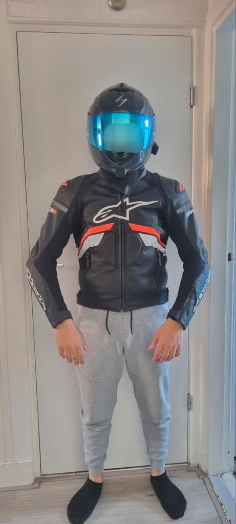 Alpinestars GP Plus R V3 motorjas maat 48, Motoren, Kleding | Motorkleding, Jas | leer, Heren, Tweedehands, Ophalen of Verzenden