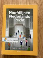 Hoofdlijnen Nederlands Recht, Boeken, Ophalen of Verzenden, Zo goed als nieuw, Accountancy en Administratie, Prof.Mr.C.J. Loonstra