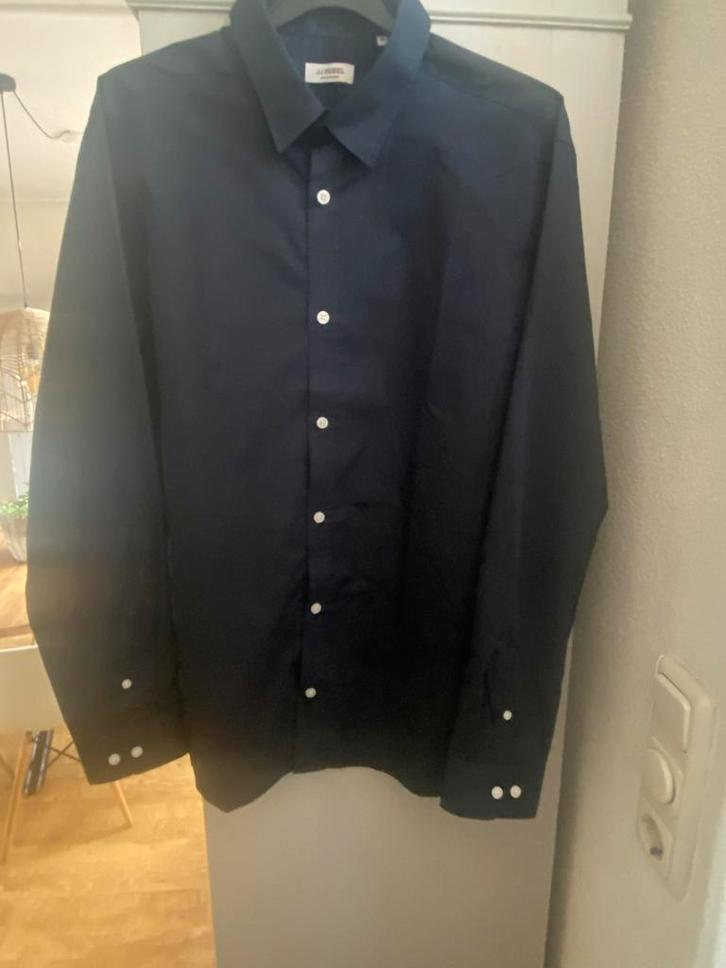 Jack&Jones heren overhemd mt xl, Kleding | Heren, Overhemden, Zo goed als nieuw, Halswijdte 43/44 (XL), Blauw, Ophalen of Verzenden