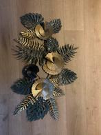 Metalen Wanddecoratie Bladeren, Ophalen, Zo goed als nieuw