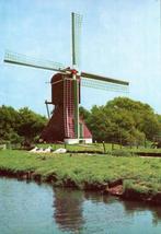(NH150) Ansichtkaart Haarlem molen Schoterveenpolder, Verzamelen, Verzenden, 1960 tot 1980, Ongelopen, Noord-Holland