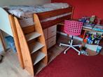 Hoogslaper met bureau, Kinderen en Baby's, Kinderkamer | Stapelbedden en Hoogslapers, Ophalen, Gebruikt, Hoogslaper